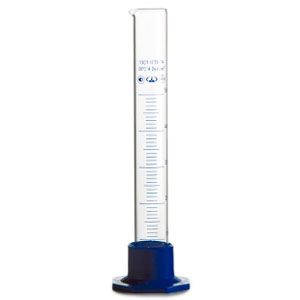 Measuring cylinder on flat/stand 50ml